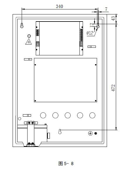 GST-QKP04、GST-QKP04/2氣體滅火控制器安裝示意圖